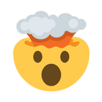 Mind blown emoji