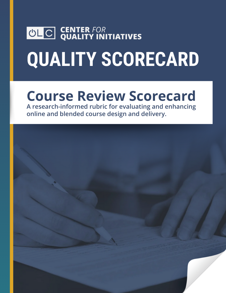 Cover of the Course Review Scorecard